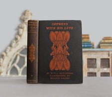 Rare Antique Old Book Orpheus Lute 1926 Greek Fairy Tale Myth Occult Gods Fate ⭐ picture