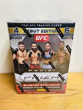 2021 PANINI PRIZM UFC DEBUT EDITION BLASTER BOX MCGREGOR KHABIB JONES CHIMAEV RC picture