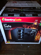 SentrySafe SF082CS 1 Hr Fire Safe UL Classified Combination Lock Steel Black picture