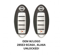 Original PAIR Unlocked Oem 2019-22 Nissan Altima Smart Key  285E3-6CA6A 6LA6A picture