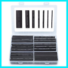 180PCS Heat Shrink Tubing Kit 3:1 Ratio Adhesive Lined Marine Grade Wrap Black picture