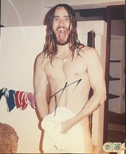 30 Seconds to Mars JARED LETO SEXY SIGNED 8x10 Photo - SWAU Certification picture