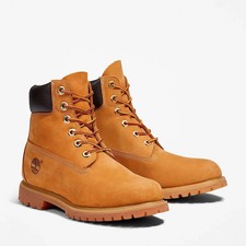 Timberland 6 Inch Premium Waterproof Boots Women’s Size 8 Wheat Nubuck NEW picture