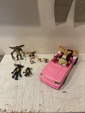VINTAGE GREMLINS FIGURE LOT ( Read ) With Barbie Car picture