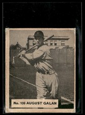 1936 World Wide Gum August Galan #106 picture