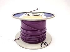 Alpha Wire 1858/19 16 AWG 19/29 TC PVC MIL-W-168780 Purple 600V 6.5lb Spool picture
