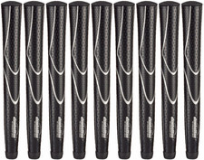 JumboMax Tour Series Swing Golf Grips Black & Silver Choose Size Quantity picture