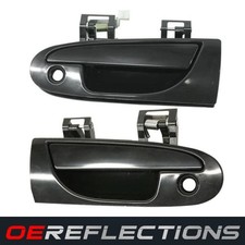 NEW Outer Exterior Door Handles Set RH LH Black for 1995-1999 Mitsubishi Eclipse picture