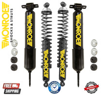 New Front Shocks & Rear Load Adjusting Monroe Reflex Set For GMC Chevy 1500 RWD picture