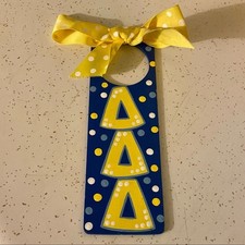 VEUC Tri Delta Hand-Painted Door Hanger Decoration picture