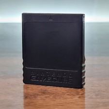 Official Nintendo GameCube Black Memory Card 251 Blocks (DOL-014) Genuine OEM picture