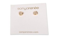 Sonya Renee 302065 Women's Drusy Stud Earrings - White picture
