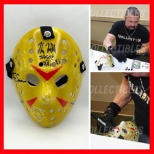 KANE HODDER & TOM SAVINI Signed JASON MASK Friday the 13th - COA and PICTURE picture