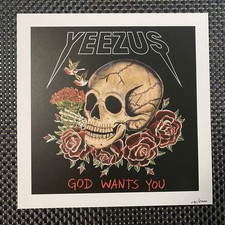 Kanye West Wes Lang Yeezy YZY Saint Pablo Yeezus Tour Merch VIP Poster /5000 picture