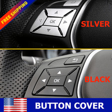 For 2012 2013-2016 Mercedes Benz E G C Class Steering Wheel Cover Button Trim US picture