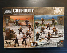 MEGA Construx Call of Duty WWII Battle Pack FXQ06 415 pcs 18 Figures picture