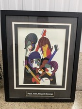 David Cowles The Beatles “Paul, John, Ringo & George” Framed Art Print picture