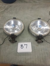 1990S HELLA 24585R8 E1 ACCESSORY DRIVING FOG LAMPS NICE USED PAIR WORKING picture