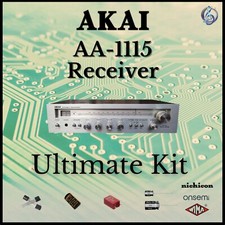 Akai AA-1115 Receiver Ultimate Upgrade Kit Genuine Parts Restoration picture