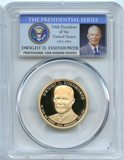 ✅ 2015 S Dwight Eisenhower Presidential $1 PCGS PR69DCAM Photo Label KEY DATE picture