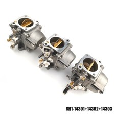 6H1-14301/14302/14303 Carburetor Assy Set For Yamaha 90HP Outboard 6H1-14302 picture
