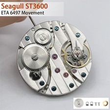 ST3600 Mechanical Movement 17 Jewels Replace ETA 6497 Movement 9H Small Second picture