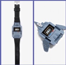 Vintage Watch Military Aircraft Fighter Jet transforming Watch Grey Color picture