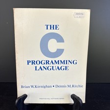 The C Programming Language Kernighan Ritchie 1978 1st Edition 20th Printing K&R picture
