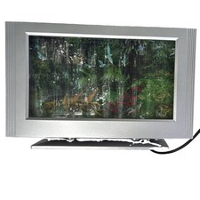 Vintage lighted kinetic motion Accent Lamp with jungle theme  picture