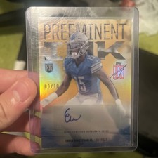 2024 Topps Signature Ennis Rakestraw Jr. Preeminent Ink Auto /10 RC Rookie lions picture