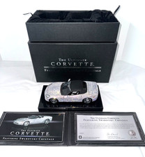 RARE FRANKLIN MINT SWAROVSKI ULTIMATE CORVETTE LIMITED EDITION #57 OF 500 1:24 picture