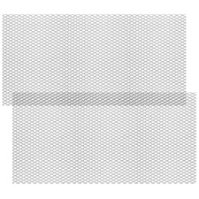 2PCS Steel Expanded Metal Sheet Flattened 48x24 Inches, 11 48