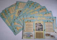 Complete Set 12 Vintage 1925 John P Squire Calendar Prints New England History picture