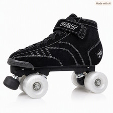 Bont Prostar Suede Roller Skates Size 6 LED Light‑Up Wheels Indoor Outdoor picture