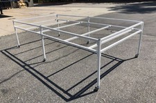 HD 4' x 8' Rolling Flood Table Stand for Hydroponic Germination Trays Plants picture