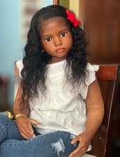 40inch Realistic Reborn Dolls Toddler Pretty Aloenka Rooted Hair Christmas Gifts picture