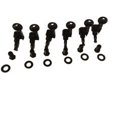 Grover Black Guitar Tuners Set of 6 for Peavey Vortex V EX Satin Black OEM picture