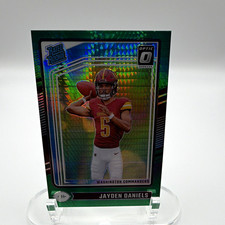 Panini 2024 Donruss Optic Rated Rookie Jayden Daniels #248 Green Hyper Prizm picture