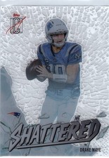 2025 Topps Signature Class #S-19 Drake Maye Shattered picture