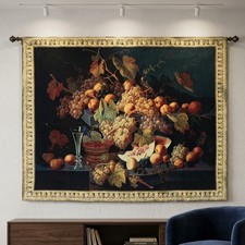 Vintage French Tapestry 3x4 Ft Elegant View Wall Hanging Home Decor Art picture