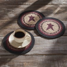 Connell Trivet Stencil Stars 8 inch Diameter Set of 3 VHC Brands picture