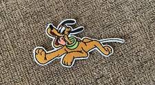 PLUTO - DISNEY - Embroidered Iron-On/Sew-On Patch picture