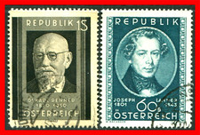 Austria Postage Stamps Scott 573-574, Used A790a picture