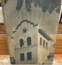 Monterey High School Yearbook 1946 Hardcover Spanish/English School Acceptable picture
