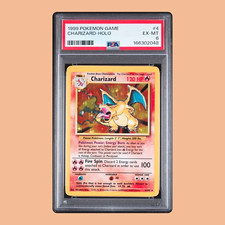 1999 Pokemon Charizard Base Set Holo 4/102 PSA 6 picture