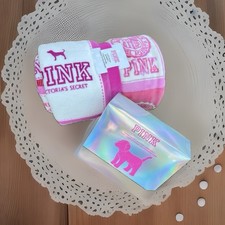 New 2026 Victoria’s Secret PINK Blanket + Mystery Mini Dog Limited Edition - NEW picture