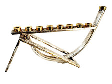 MCM Judaica Hanukkah Menorah, Signed Sami Ghattan picture