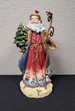 Christmas 11 in Resin Santa Figurine Menards Style/SKU-288-0371 picture