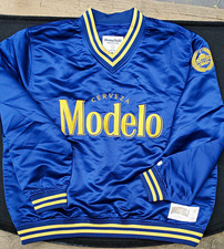 Vintage Cerveza Modelo Homefield Bomber Satin Jacket picture