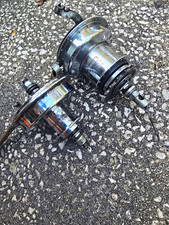 Sturmey-Archer AG Vintage Front & Rear Drum Brake Bicycle Hubs Silver Cruiser picture